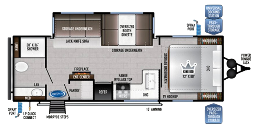 View 2024 East to West Della Terra 261RB complete specs and manufacturer brochures