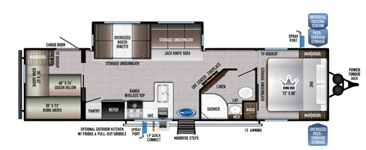 View 2024 East to West Della Terra 291BH complete specs and manufacturer brochures