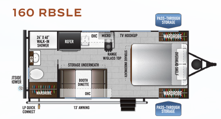View 2024 East to West Della Terra LE 160 RBSLE complete specs and manufacturer brochures