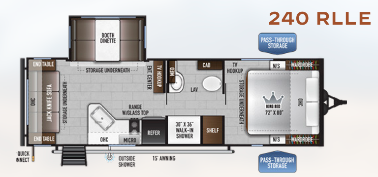 View 2024 East to West Della Terra LE 240 RLLE complete specs and manufacturer brochures