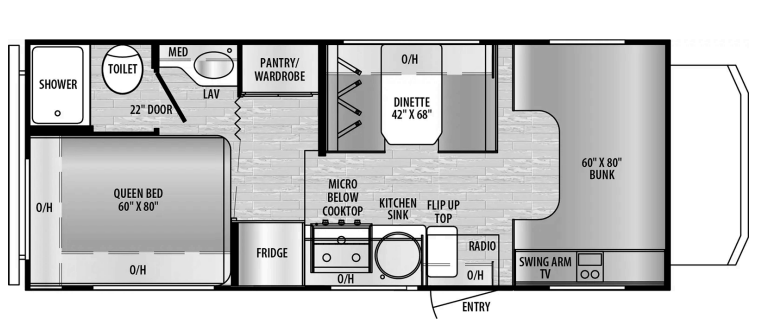 View 2024 East to West Entrada 210NS complete specs and manufacturer brochures