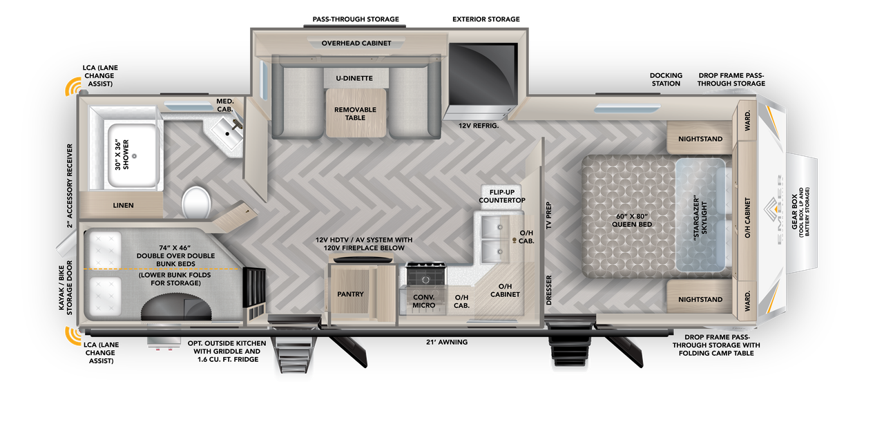 View 2024 Ember RV Touring Edition 24BH complete specs and manufacturer brochures