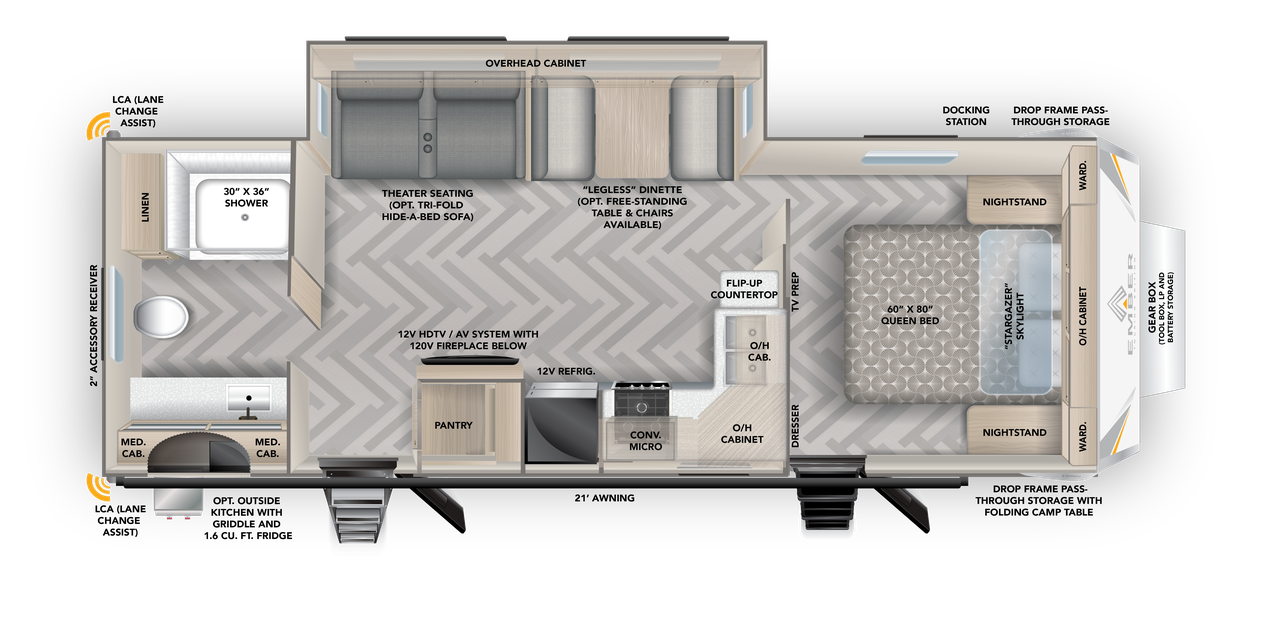 View 2024 Ember RV Touring Edition 26RB complete specs and manufacturer brochures