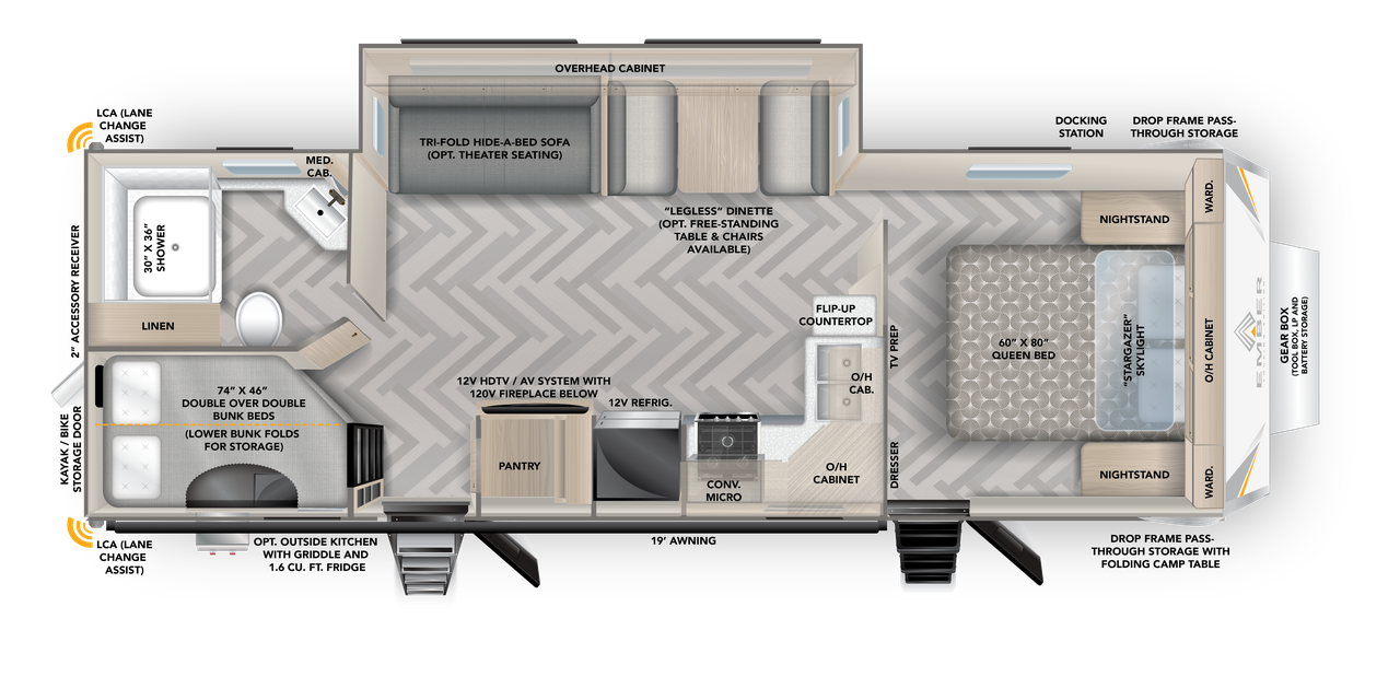 View 2024 Ember RV Touring Edition 28BH complete specs and manufacturer brochures