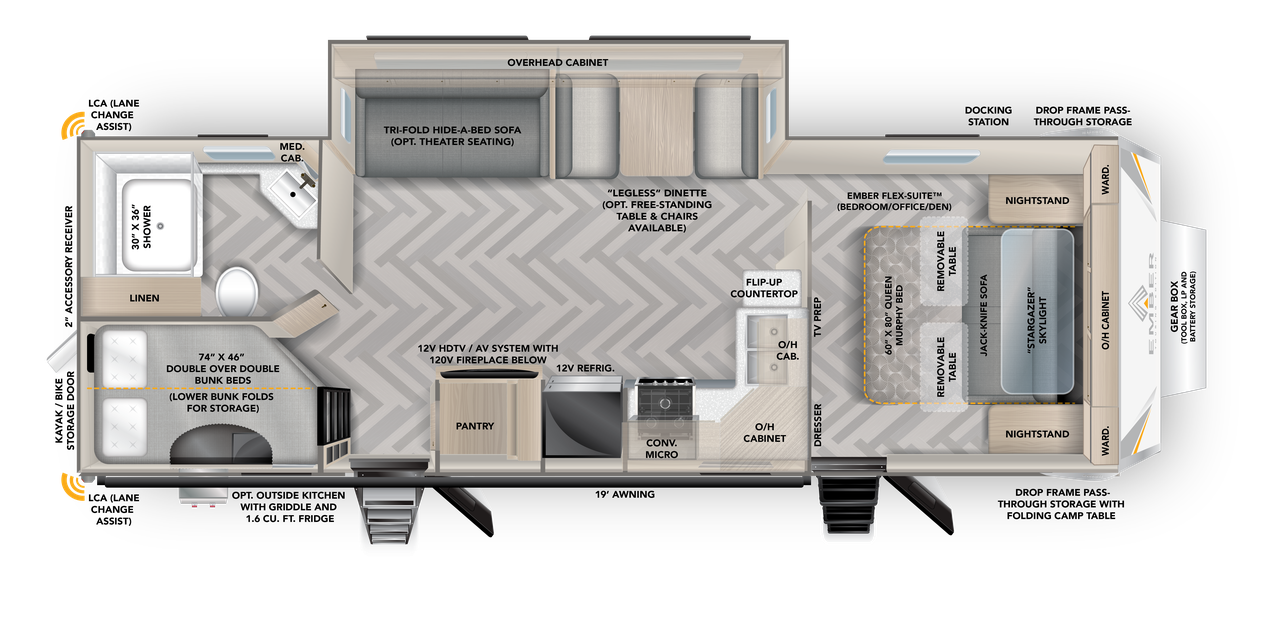 View 2024 Ember RV Touring Edition 28MBH complete specs and manufacturer brochures