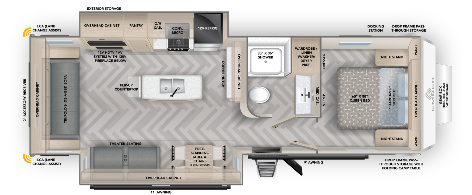 View 2024 Ember RV Touring Edition 29RS complete specs and manufacturer brochures