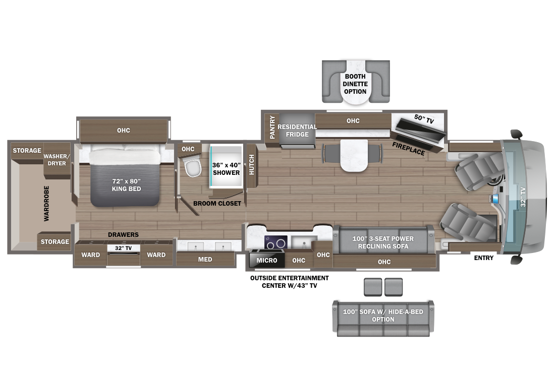 View 2024 Entegra Coach Aspire 44Z complete specs and manufacturer brochures