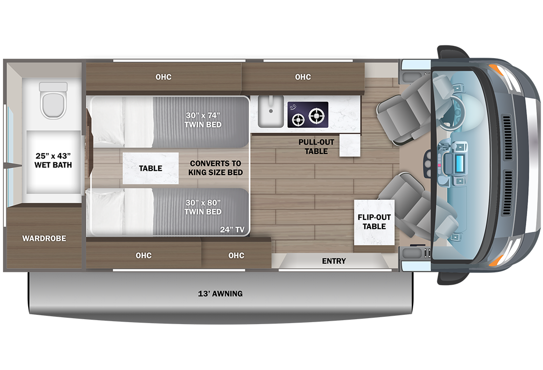 View 2024 Entegra Coach Ethos 20T complete specs and manufacturer brochures