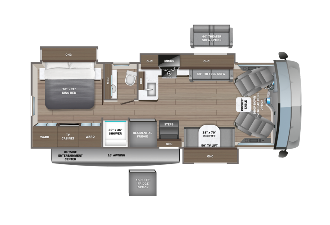View 2024 Entegra Coach Vision XL 31UL complete specs and manufacturer brochures