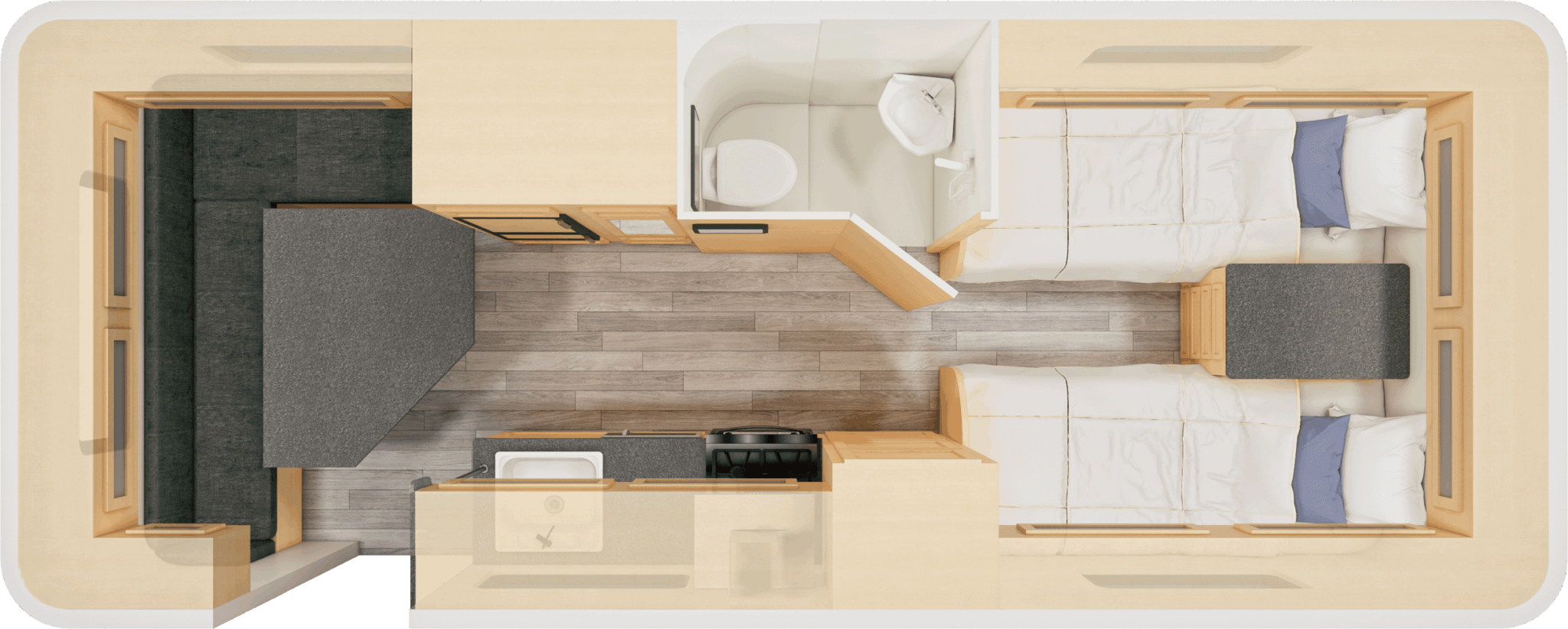 View 2024 Escape Trailer Escape 23 F1 complete specs and manufacturer brochures