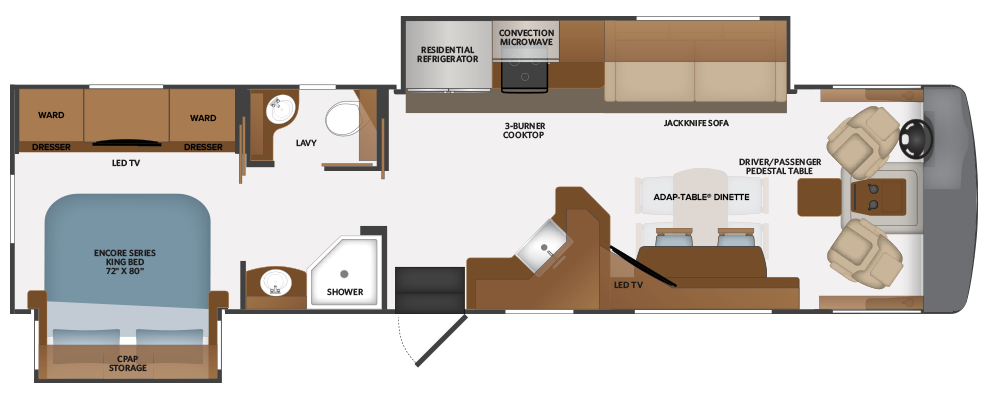 View 2024 Fleetwood Bounder 35GL complete specs and manufacturer brochures