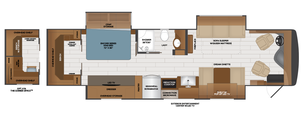 View 2024 Fleetwood Frontier GTX 37RT complete specs and manufacturer brochures