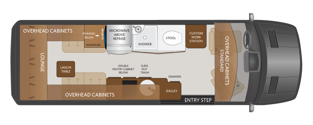 View 2024 Fleetwood Xcursion SL2 complete specs and manufacturer brochures
