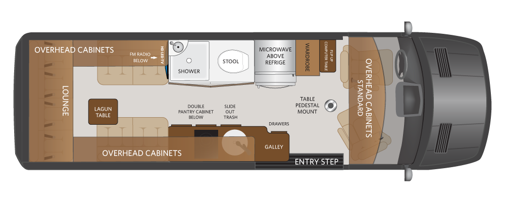 View 2024 Fleetwood Xcursion SL2E complete specs and manufacturer brochures
