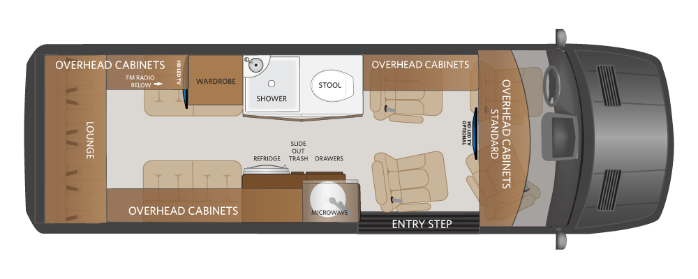 View 2024 Fleetwood Xcursion SL4E complete specs and manufacturer brochures