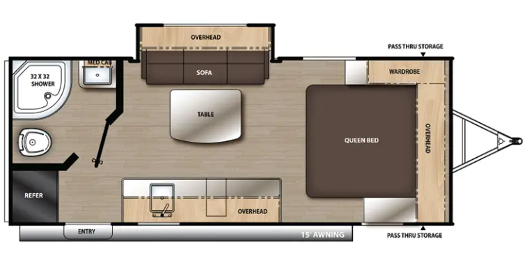 View 2024 Forest River Aurora Light 18RBS complete specs and manufacturer brochures