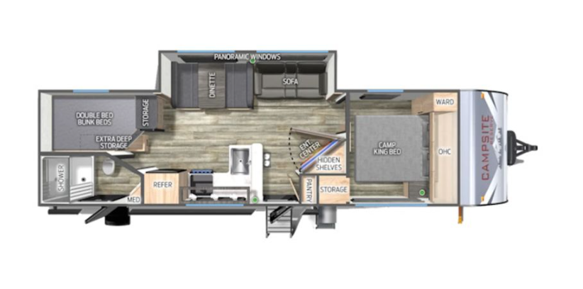 View 2024 Forest River Campsite Reserve 26CJ complete specs and manufacturer brochures