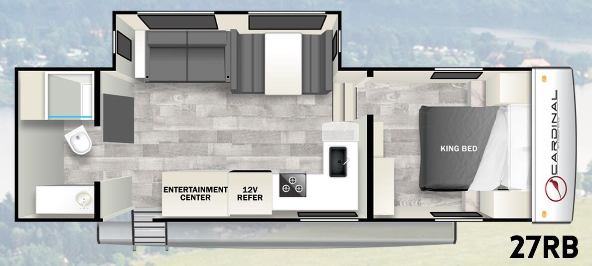 View 2024 Forest River Cardinal 27RB complete specs and manufacturer brochures