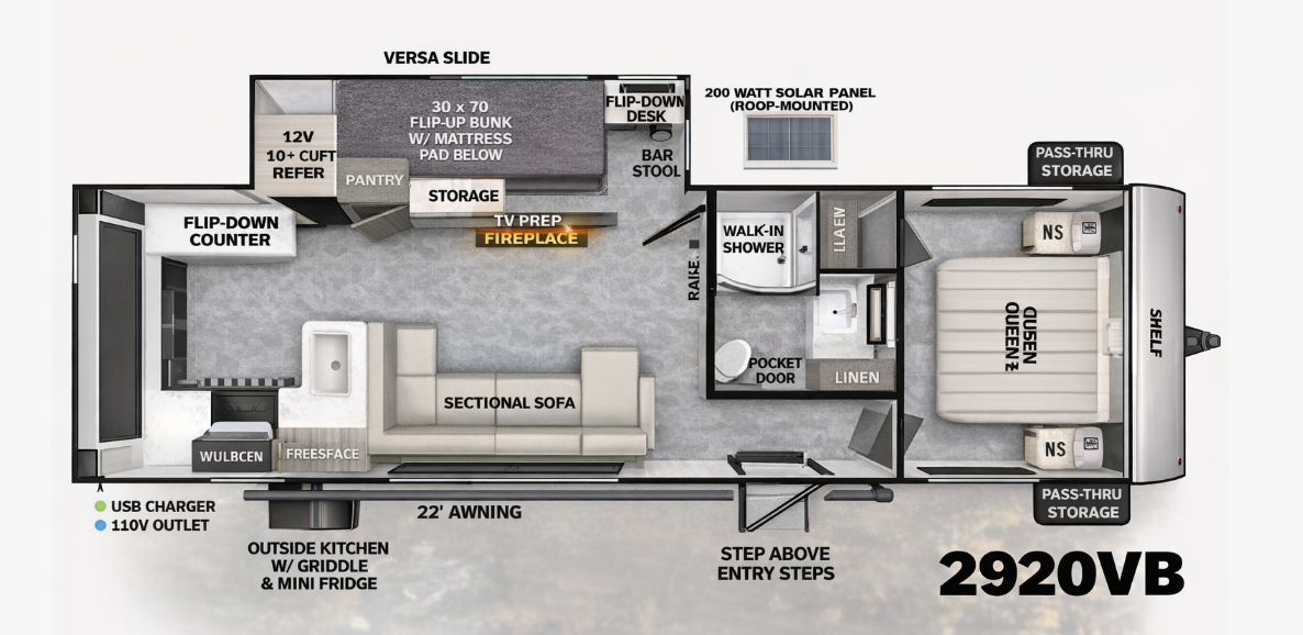 View 2024 Forest River EVO 2920VB complete specs and manufacturer brochures