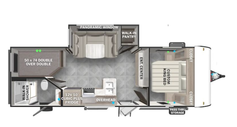 View 2024 Forest River EVO Lite 2410RLX complete specs and manufacturer brochures
