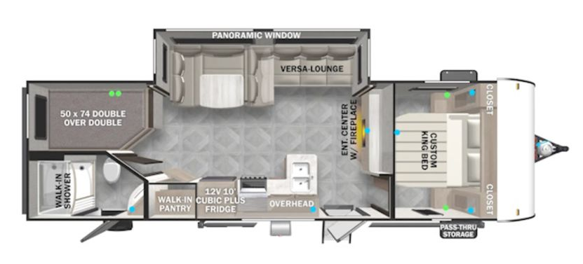 View 2024 Forest River EVO Lite 2700BHX complete specs and manufacturer brochures