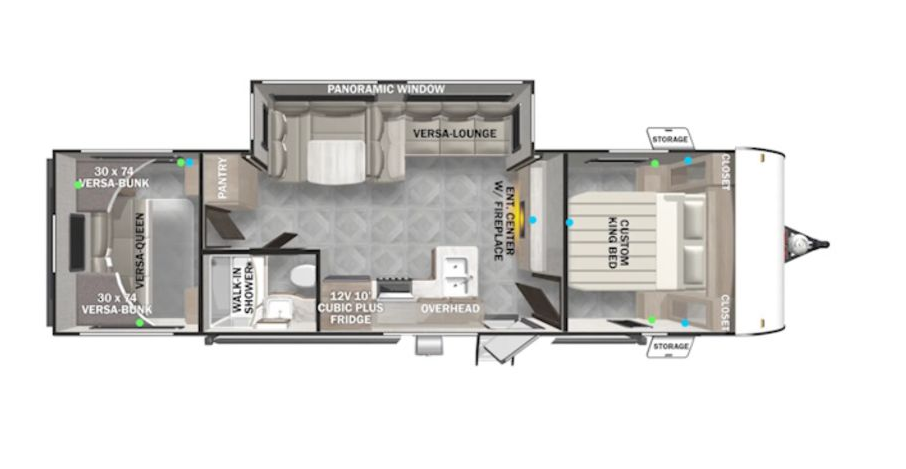 View 2024 Forest River EVO Lite 2985VBX complete specs and manufacturer brochures
