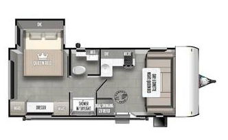 View 2024 Forest River EVO Select 189RS complete specs and manufacturer brochures