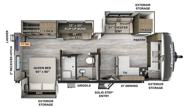 View 2024 Forest River Flagstaff Classic 826BHS complete specs and manufacturer brochures