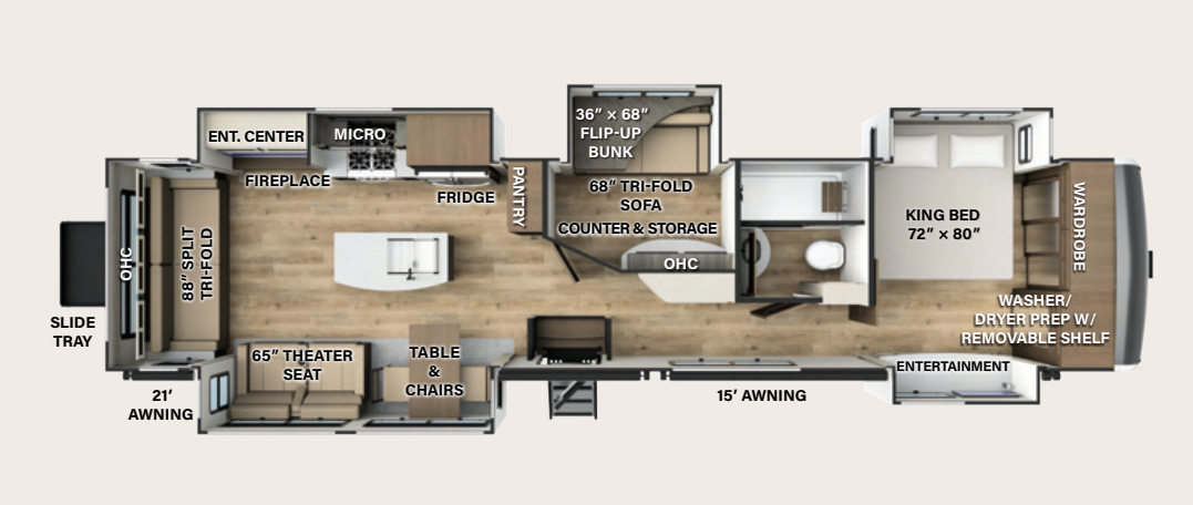 View 2024 Forest River Flagstaff Elite Estate F392MB complete specs and manufacturer brochures