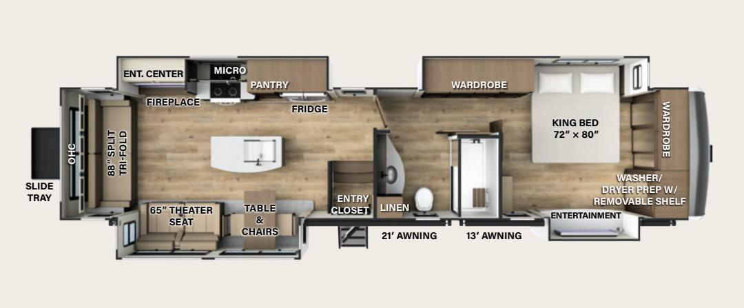 View 2024 Forest River Flagstaff Elite Estate F393RL complete specs and manufacturer brochures