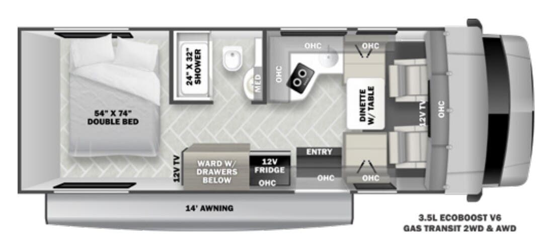 View 2024 Forest River Forester TS TS2381 complete specs and manufacturer brochures
