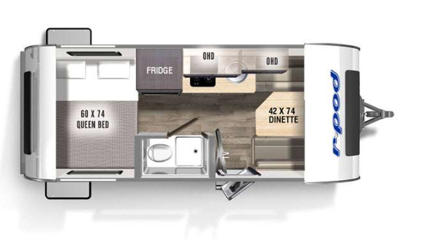 View 2024 Forest River R-Pod RP-171C complete specs and manufacturer brochures