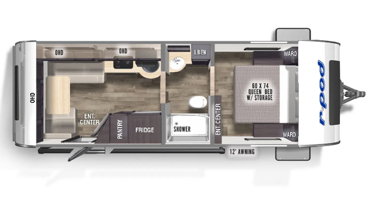 View 2024 Forest River R-Pod RP-201 complete specs and manufacturer brochures