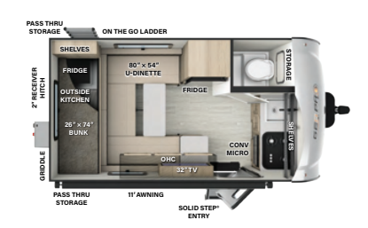 View 2024 Forest River Rockwood Geo Pro G15RD complete specs and manufacturer brochures