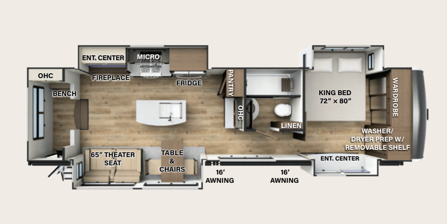 View 2024 Forest River Rockwood Luxury Ranch R391MK complete specs and manufacturer brochures
