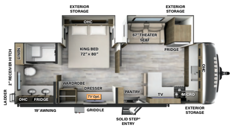 View 2024 Forest River Rockwood Signature 8263MBR complete specs and manufacturer brochures