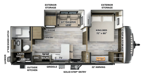 View 2024 Forest River Rockwood Signature 8265KBS complete specs and manufacturer brochures