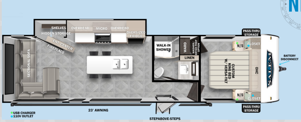 View 2024 Forest River Salem 28VIEW complete specs and manufacturer brochures
