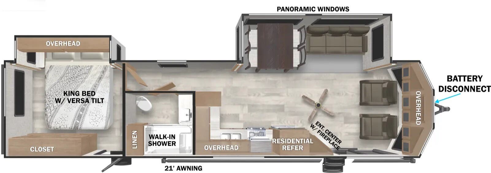 View 2024 Forest River Salem Villa 353FLFB complete specs and manufacturer brochures