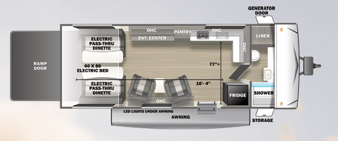 View 2024 Forest River Sandstorm 2450SRX complete specs and manufacturer brochures