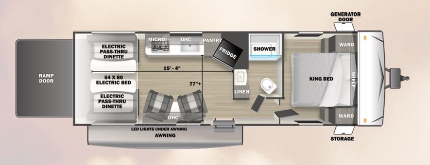 View 2024 Forest River Sandstorm 2500SRS complete specs and manufacturer brochures