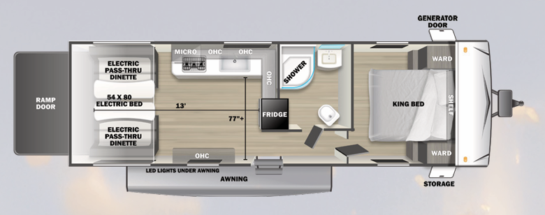 View 2024 Forest River Sandstorm 2550SRX complete specs and manufacturer brochures