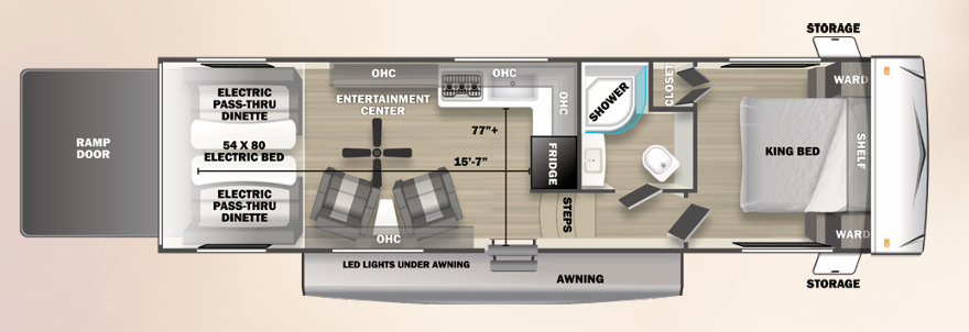 View 2024 Forest River Sandstorm 2710SRX complete specs and manufacturer brochures