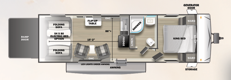 View 2024 Forest River Sandstorm 2750SRX complete specs and manufacturer brochures