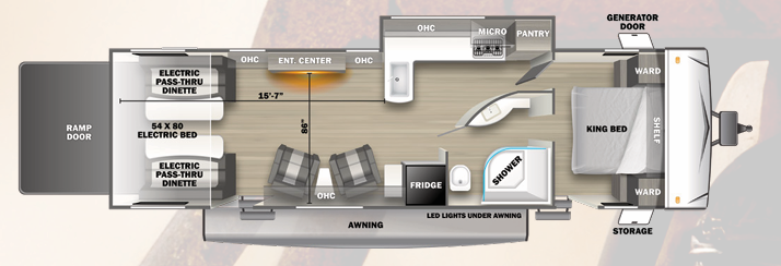 View 2024 Forest River Sandstorm 2900SRS complete specs and manufacturer brochures