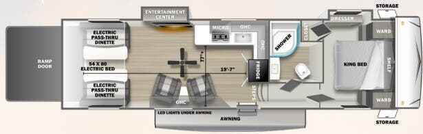 View 2024 Forest River Sandstorm 3300SRT complete specs and manufacturer brochures