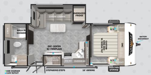 View 2024 Forest River Wildwood 22RBS complete specs and manufacturer brochures