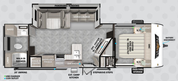 View 2024 Forest River Wildwood 26RBS complete specs and manufacturer brochures