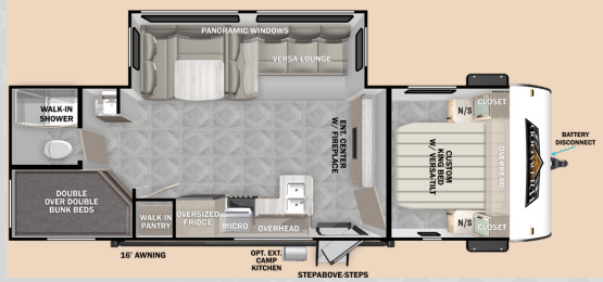 View 2024 Forest River Wildwood 28DBUD complete specs and manufacturer brochures
