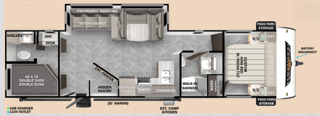 View 2024 Forest River Wildwood 29BDB complete specs and manufacturer brochures